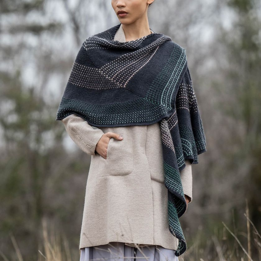 Tranquil Waters Shawl