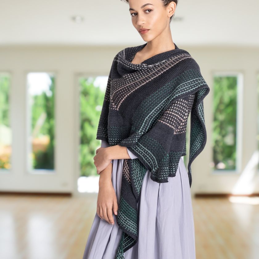 Tranquil Waters Shawl