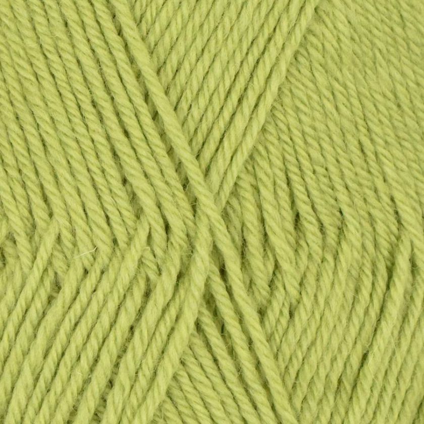 Close-up of Ella Rae Classic wool yarn in Avocado Toast with a textured pattern