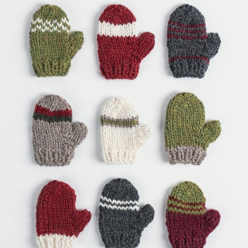 Mini Sweaters, Hats, Mitts and Stockings