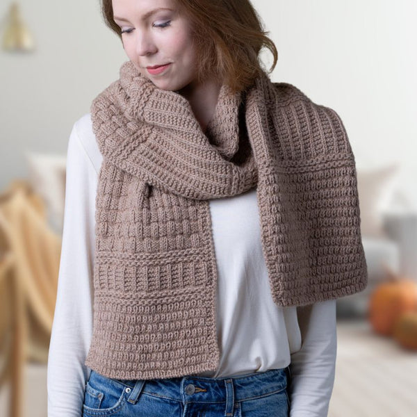 Mix It Up Scarf Knitting Pattern Beginner Knitters Projects