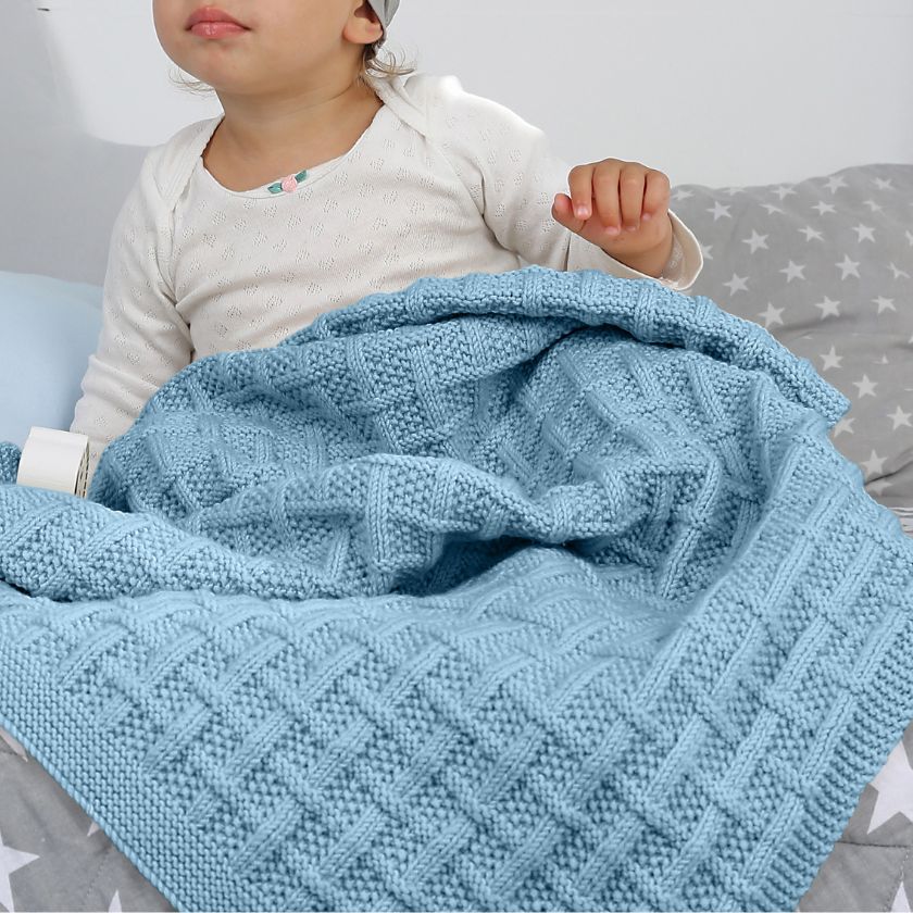 Bella Baby Blanket + FREE BONUS book of baby patterns!* - The