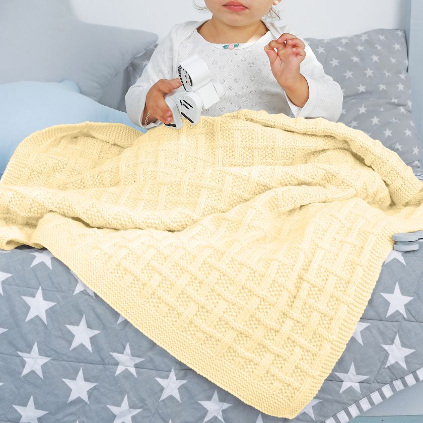 Bella Baby Blanket + FREE BONUS book of baby patterns!* - The Dizzy Knitter