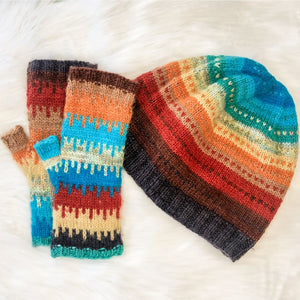 Drip Hat and Mitts