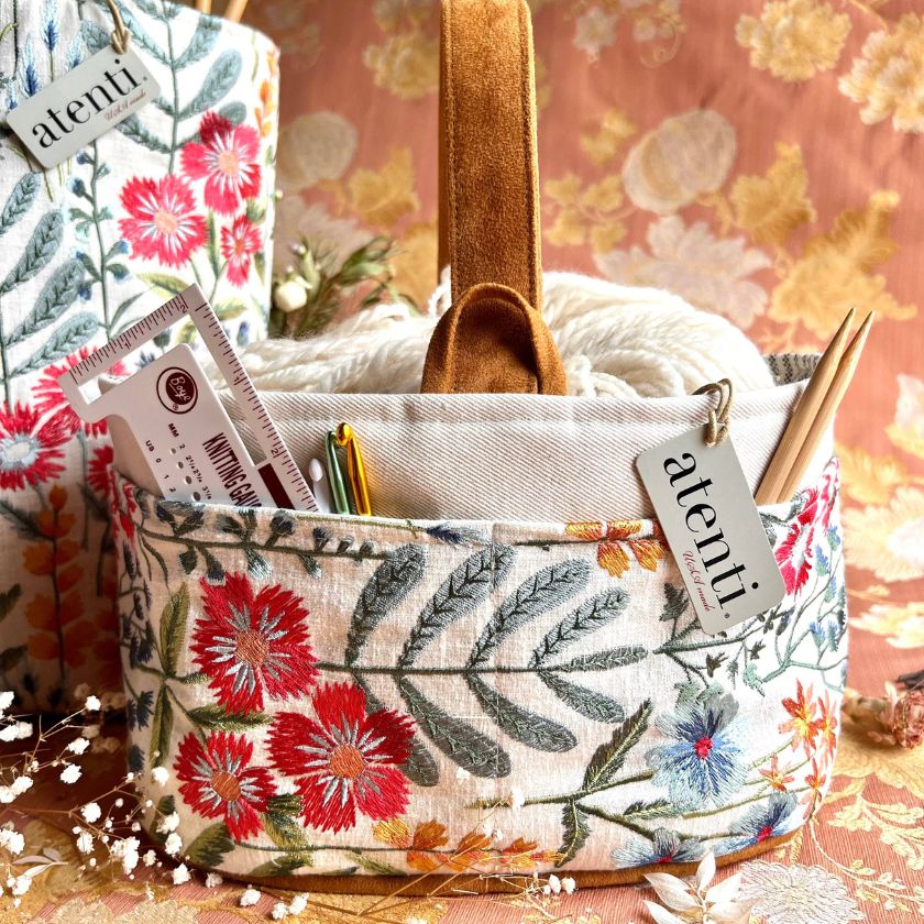 Knitting Project Caddy