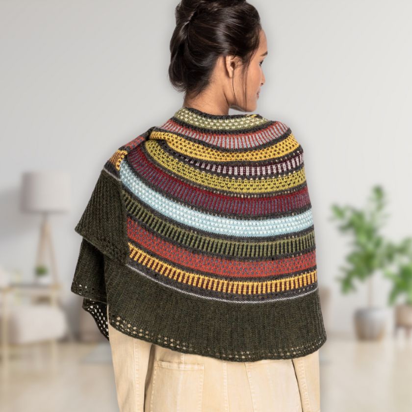 14 Color Woolstok Light Shawl