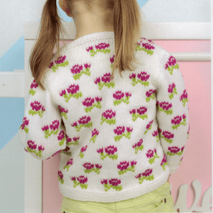 Rosa Sweater + FREE BONUS book of baby patterns!*