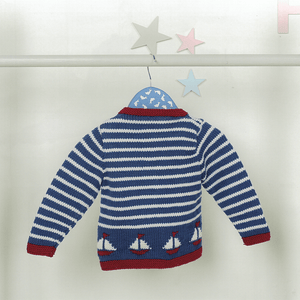 Bruno Baby Sweater + FREE BONUS book of baby patterns!*