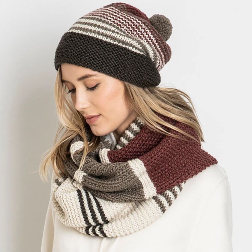 Forest Lake Hat & Cowl Kit