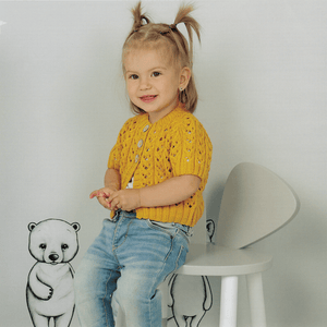 Lena Baby Sweater Kit + FREE BONUS book of baby patterns!*