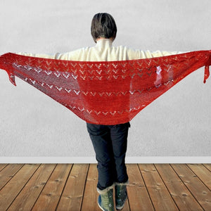 Looking Up Shawl